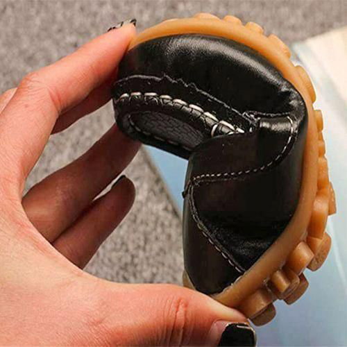 SXCHEN Kids Shoes Sneakers PU Boy Casual Shoes Non Slip Bean Shoes Sports Shoes_3