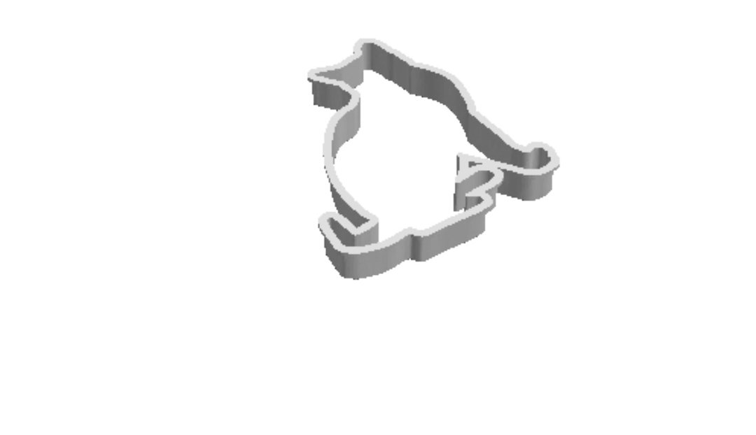 Cat 4 outline Cookie Cutter