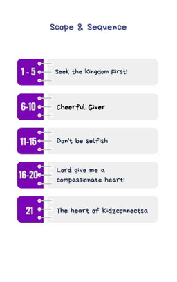 A Cheerful Giver – 4 Weeks of Primary School Lessons for Children's Church