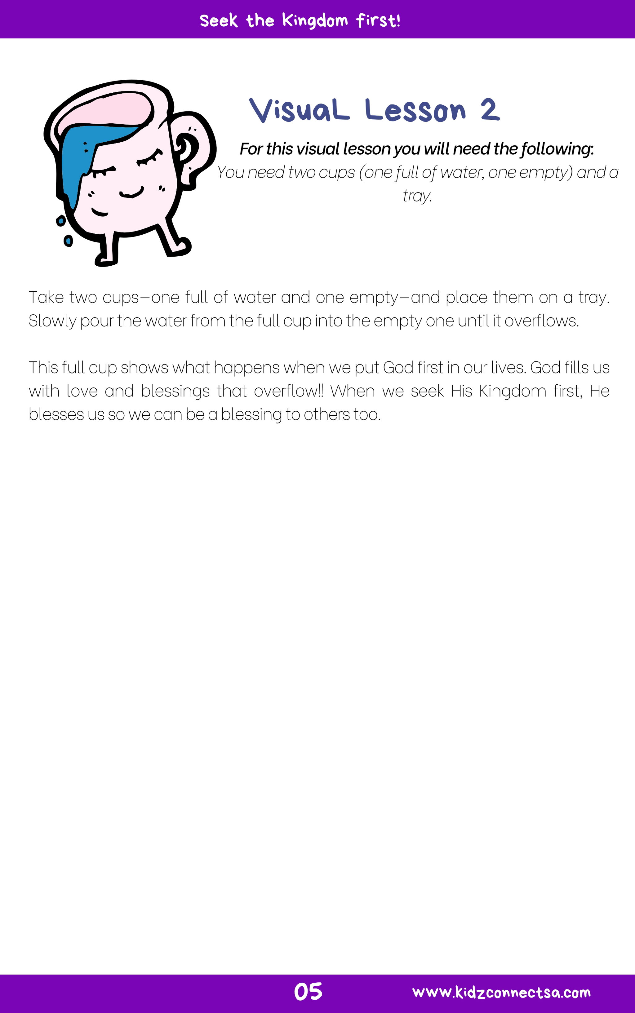 A Cheerful Giver – 4 Weeks of Primary School Lessons for Children's Church_6