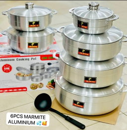 Marmites Alu 6pcs