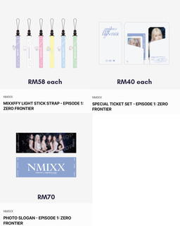 NMIXX POP-UP STORE <EPISODE 1: ZERO FRONTIER> Official Merch