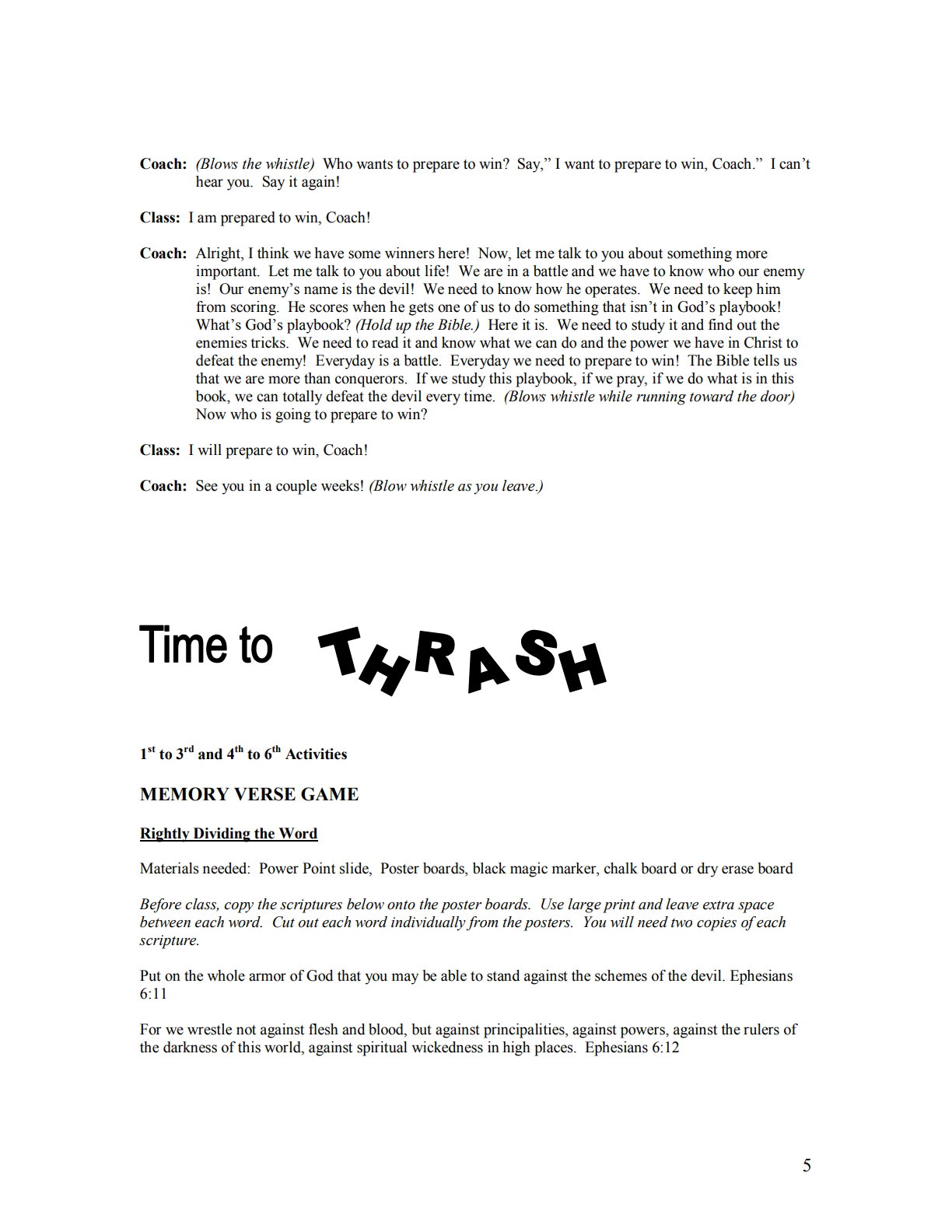 Armor O’ God  – 8 Weeks of Primary School Lessons for Children's Church_5