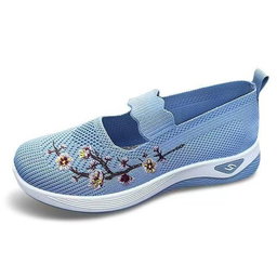  Latest Flat Shoe Women Ladies Formal Shoe-Sky blue