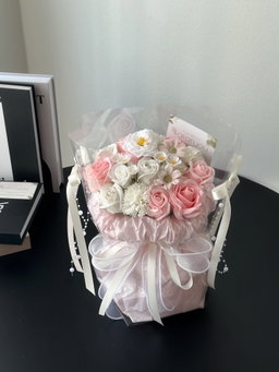 Soap Flower Mix Transparent Bouquet 