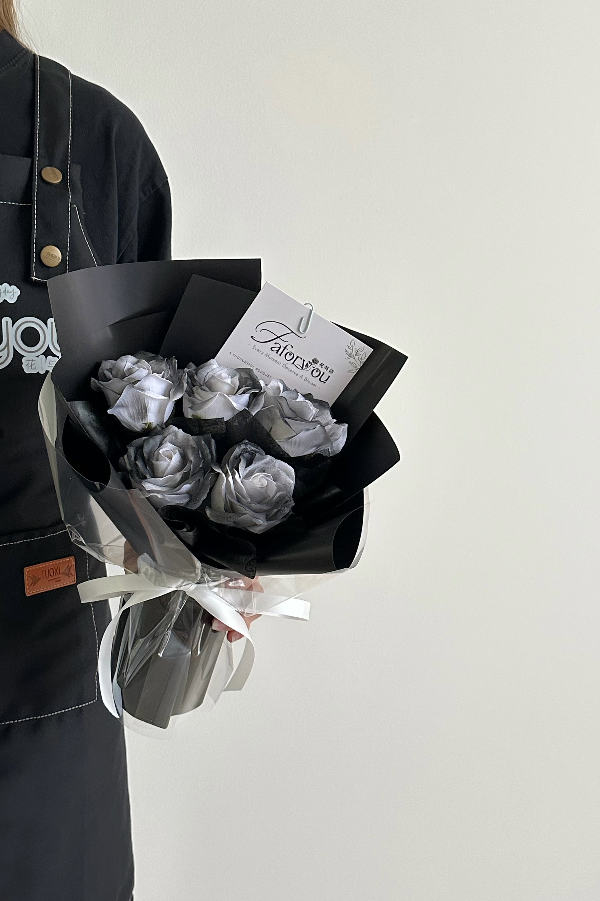 5 Stalk Soap Rose Bouquet  _1
