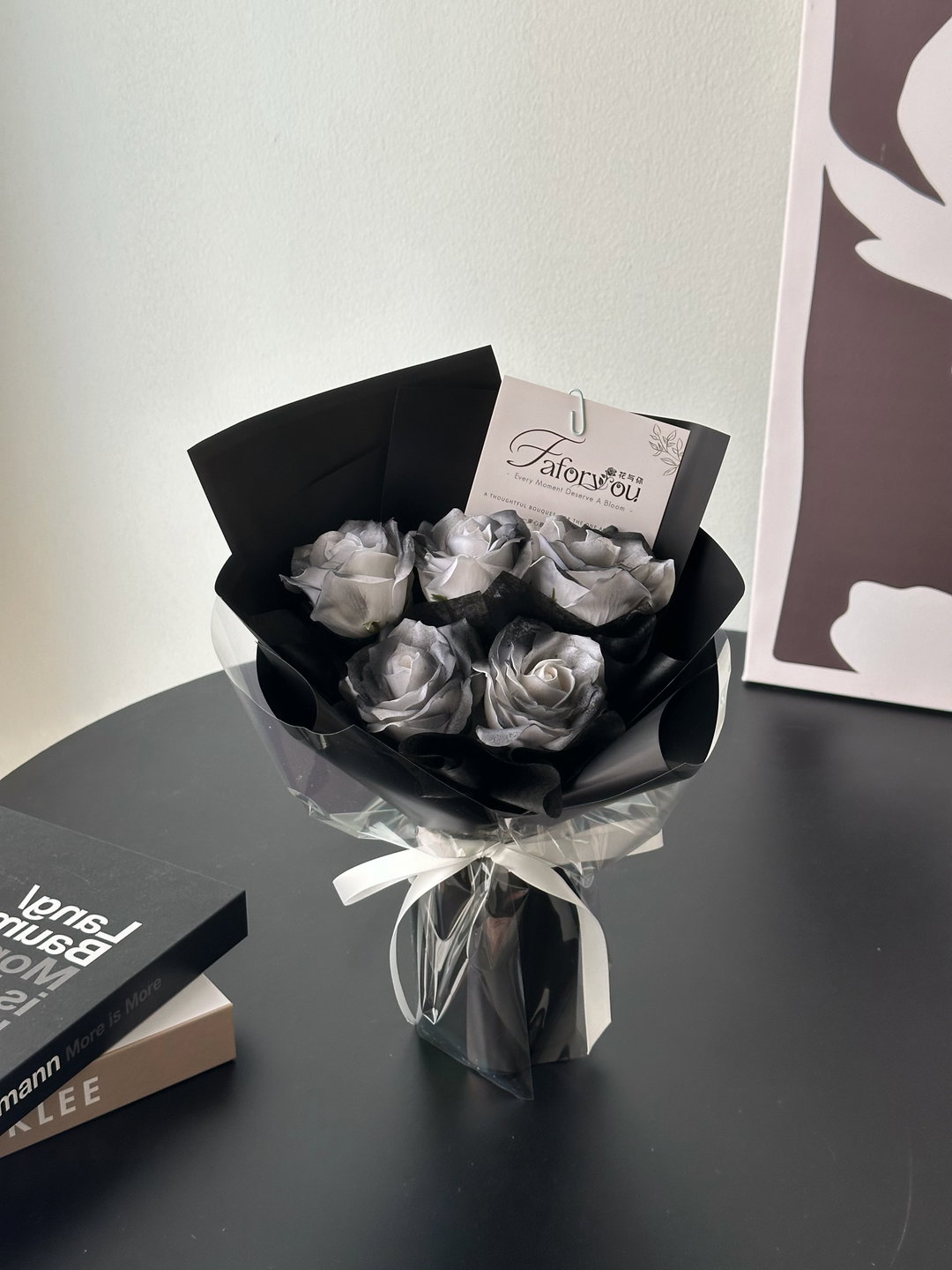 5 Stalk Soap Rose Bouquet