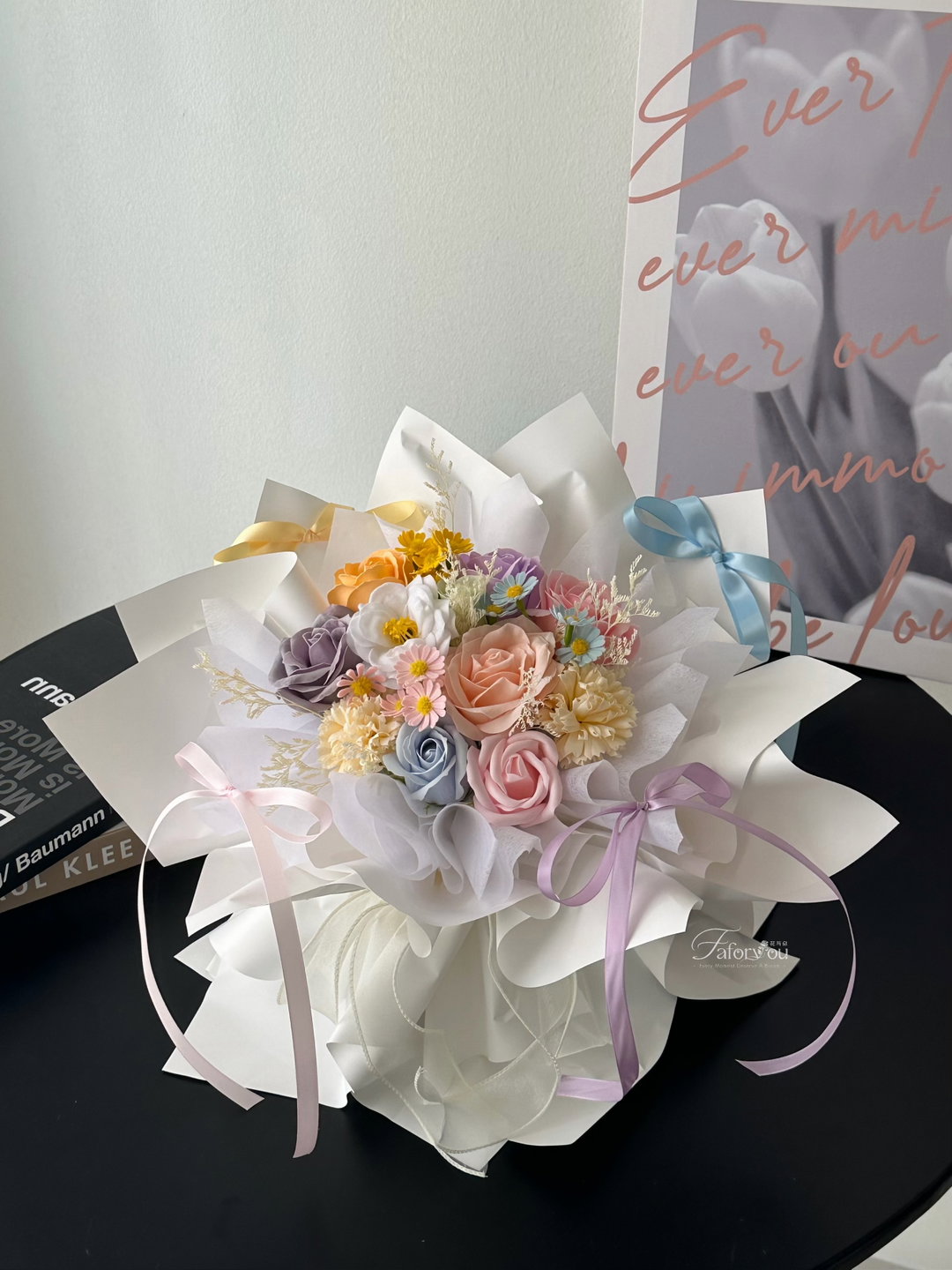 Dopamine Mixed Soap Flower Bouquet | 多巴胺尖角花束