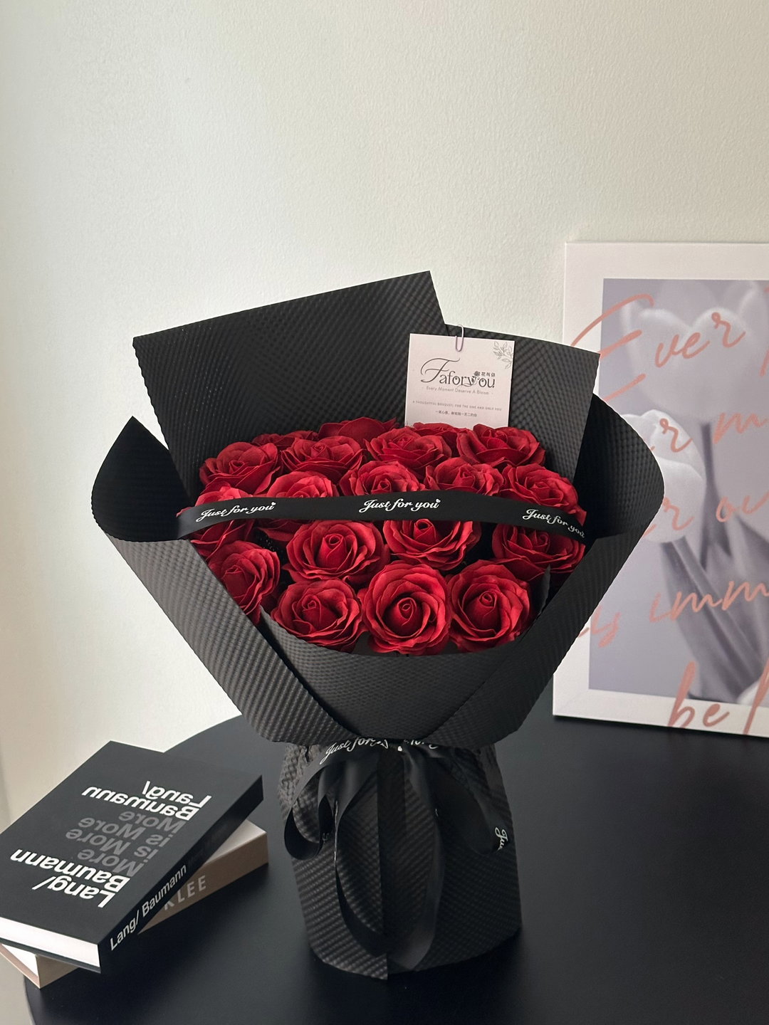 19 Stalk Big Soap Rose Bouquet 