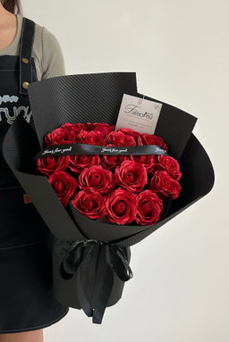 19 Stalk Big Soap Rose Bouquet 