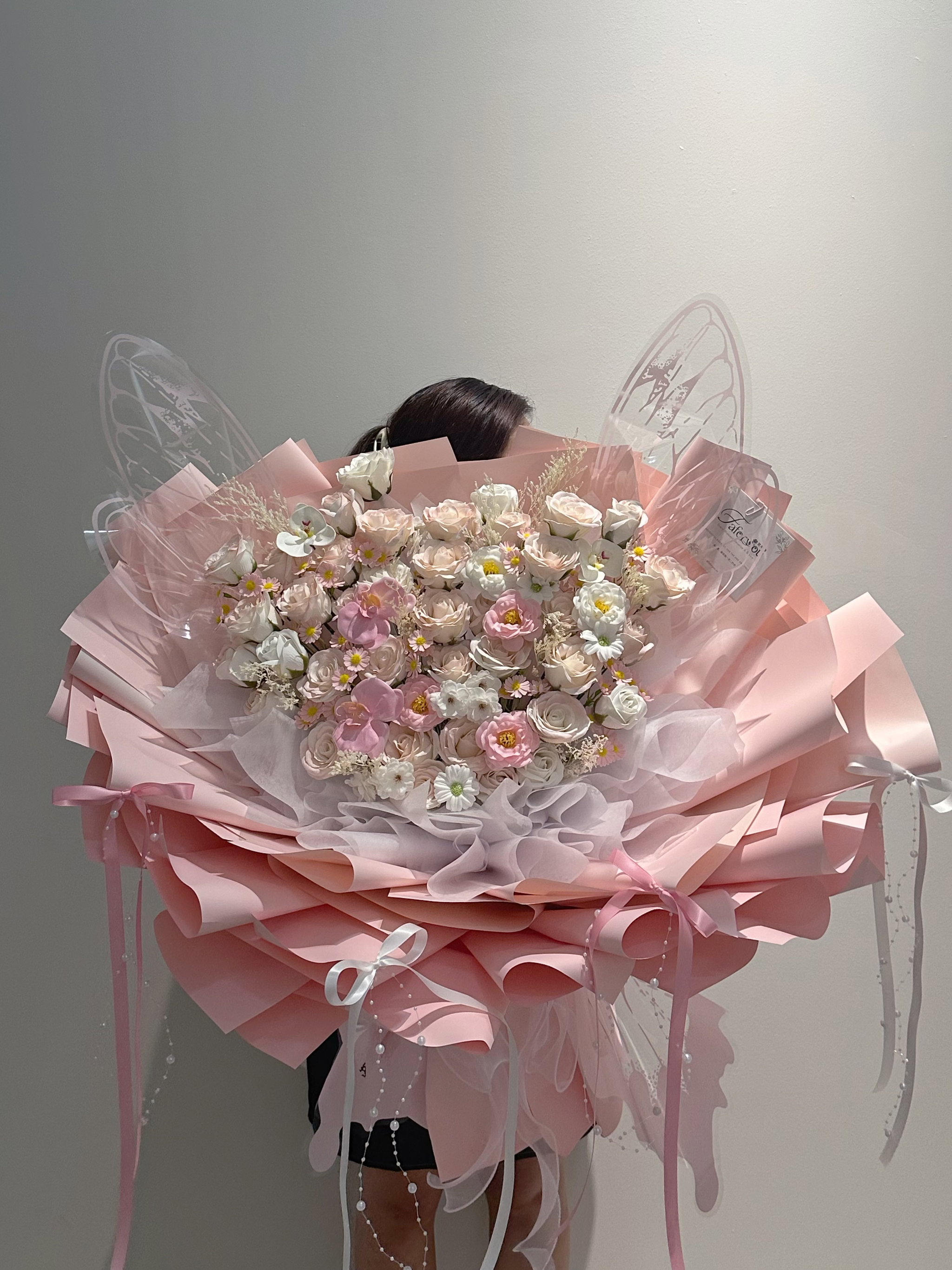 Pink Butterfly Bouquet (Super Big Size )_0