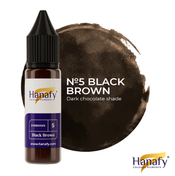 Black Brown - Hanafy Eyebrows Pigment 15ML