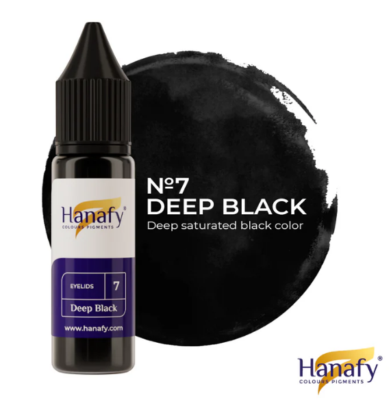 Deep Black - Hanafy Eyebrows Pigment 15ML_0
