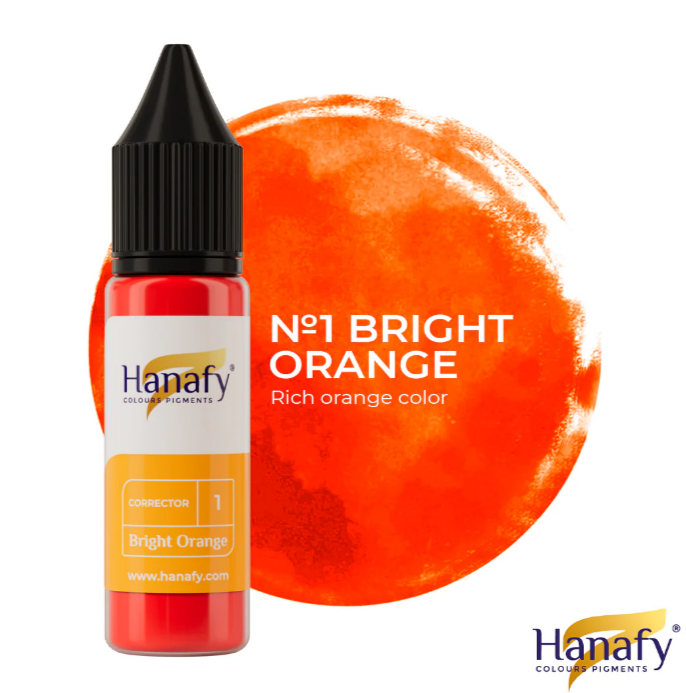 Bright Orange Corrector - Hanafy Eyebrows Pigment 15ML