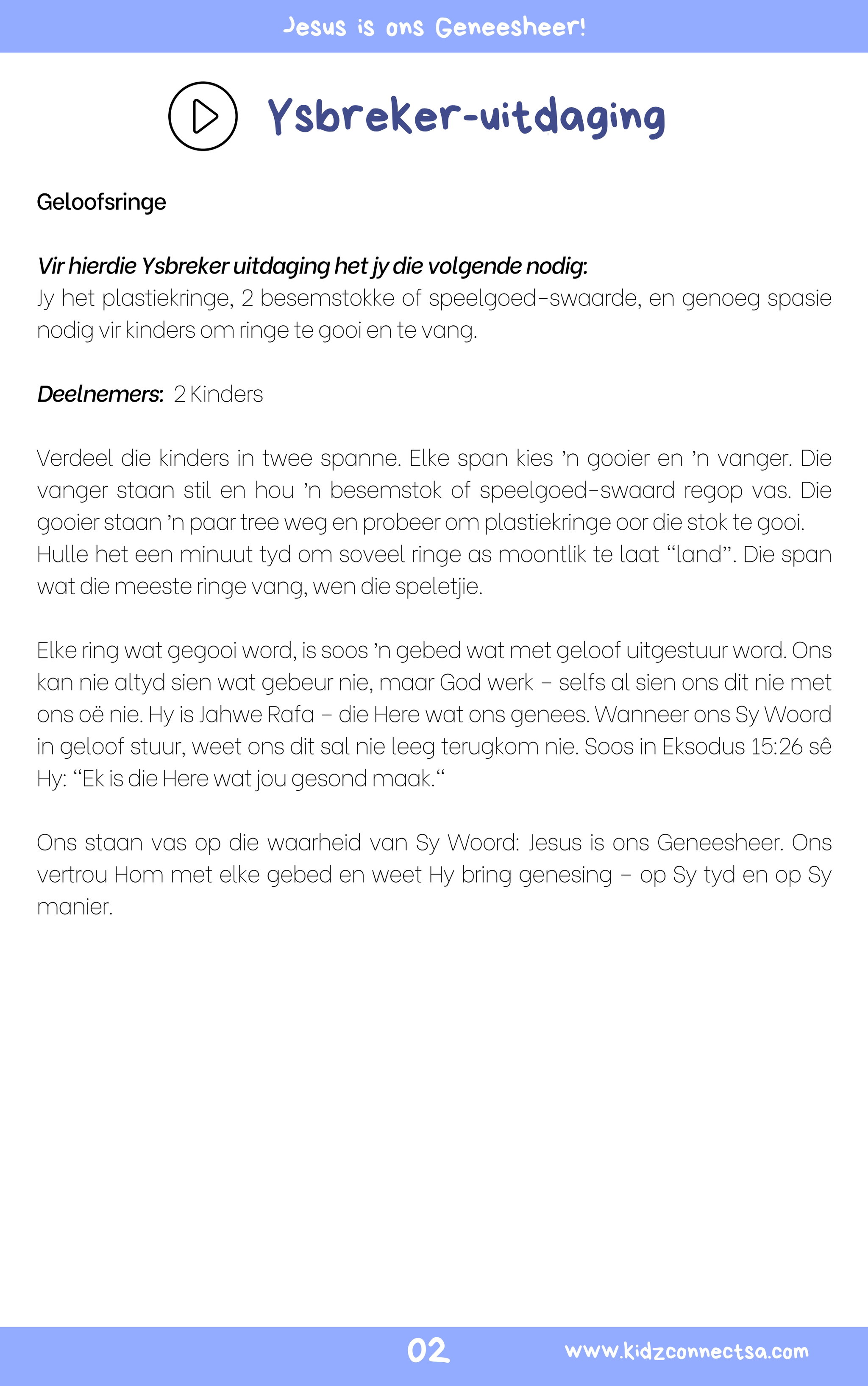 Bid met Krag – 4 weke se kinderklesse vir laerskool kinders_3