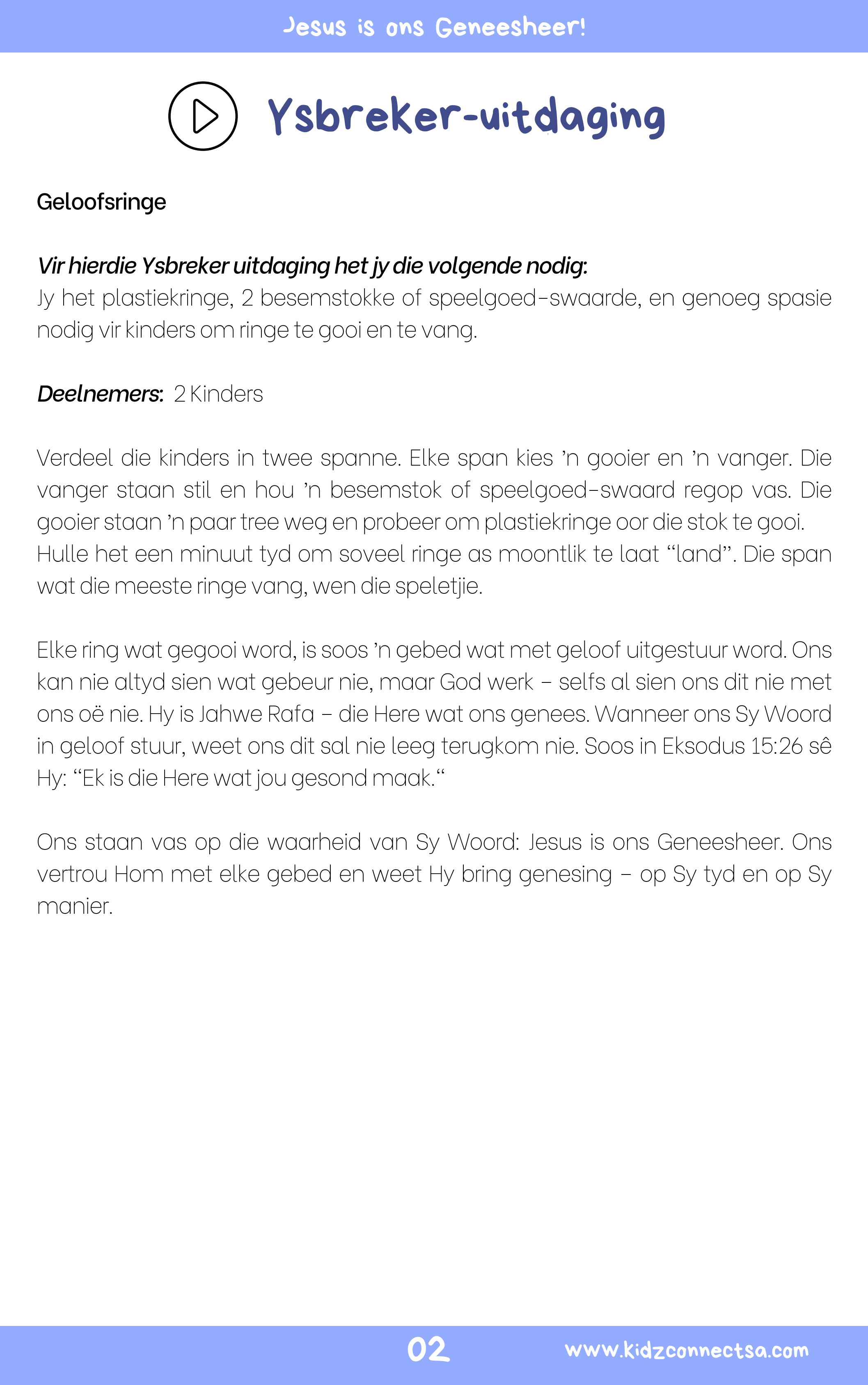 Bid met Krag – 4 weke se kinderklesse vir laerskool kinders_3