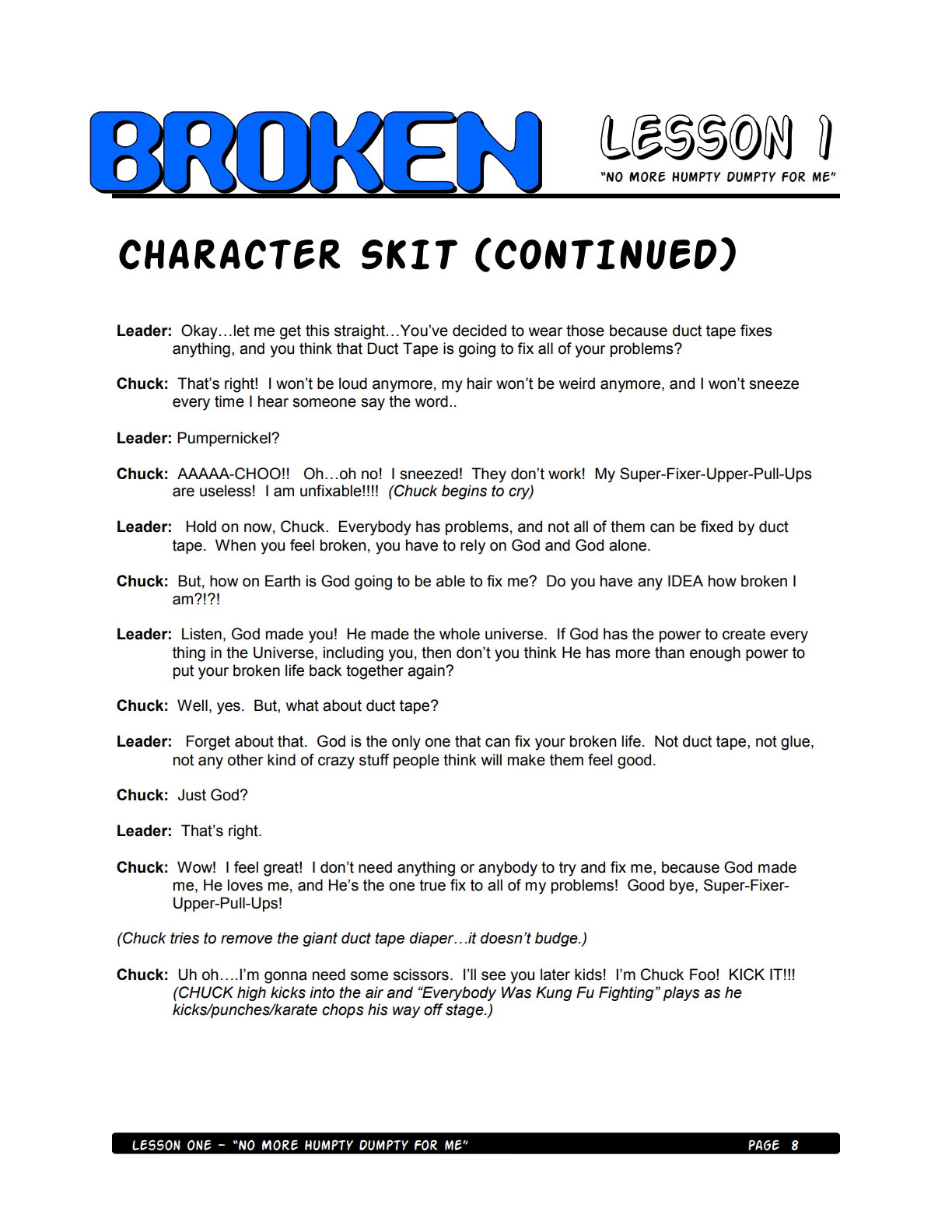 Broken – 4 Weeks of Primary School Lessons for Children's Church_5