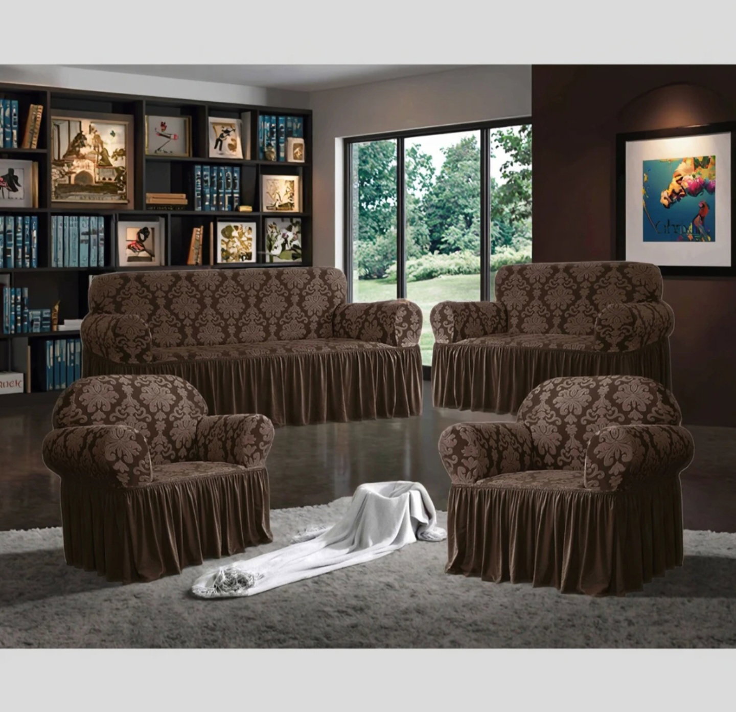 Floral Extra Stretch Sofa Covers (3+2+1 SEATER)_22