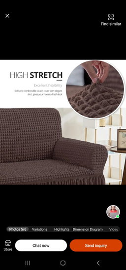 ELASTIC SOFA COVERS (2 seater)