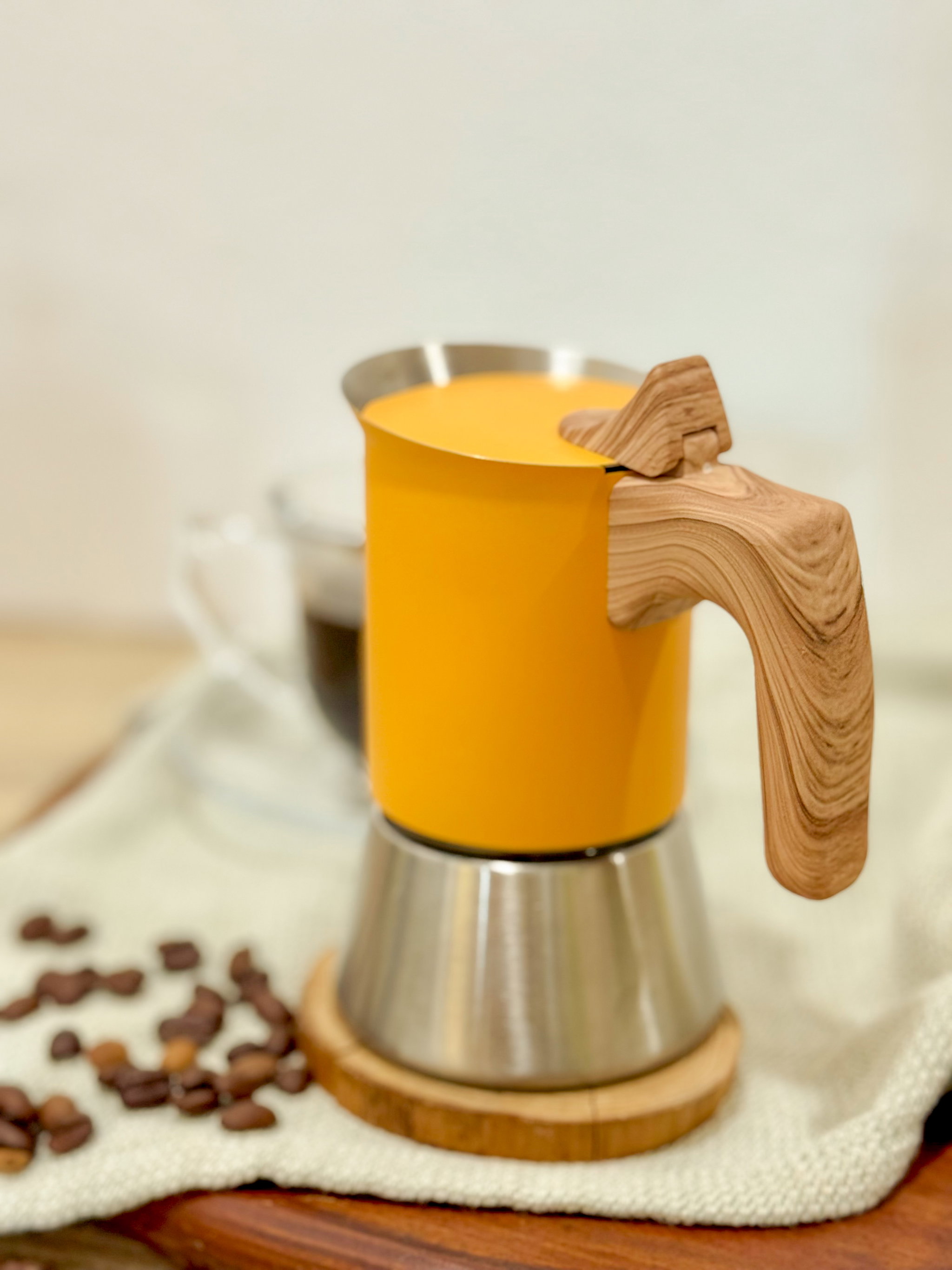 Greca mango/asa de madera _2