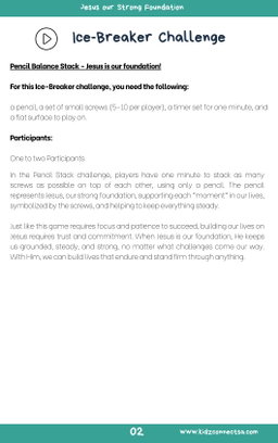 Build Your House on the Rock – 4-Week Children's Church Series