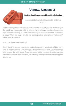 Build Your House on the Rock – 4-Week Children's Church Series