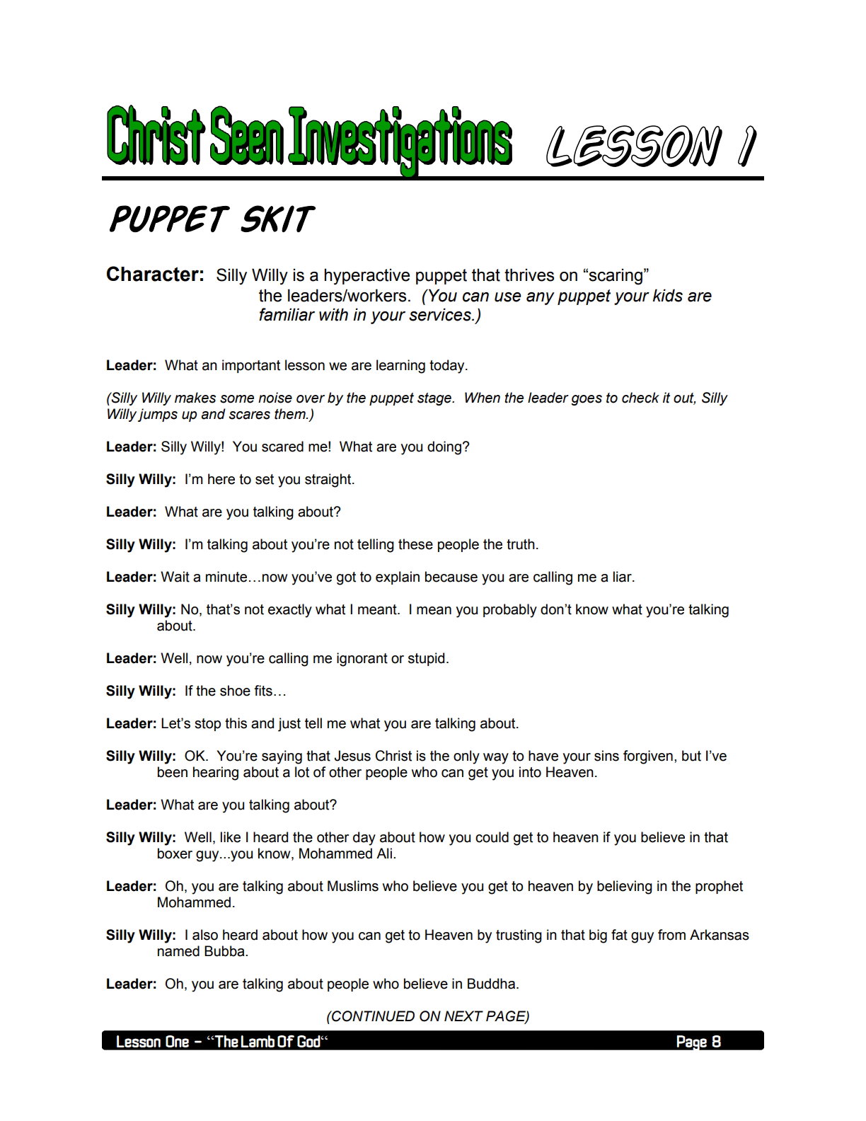 CSI: Christ Seen Investigations – 4 Weeks of Primary School Lessons for Children's Church_3