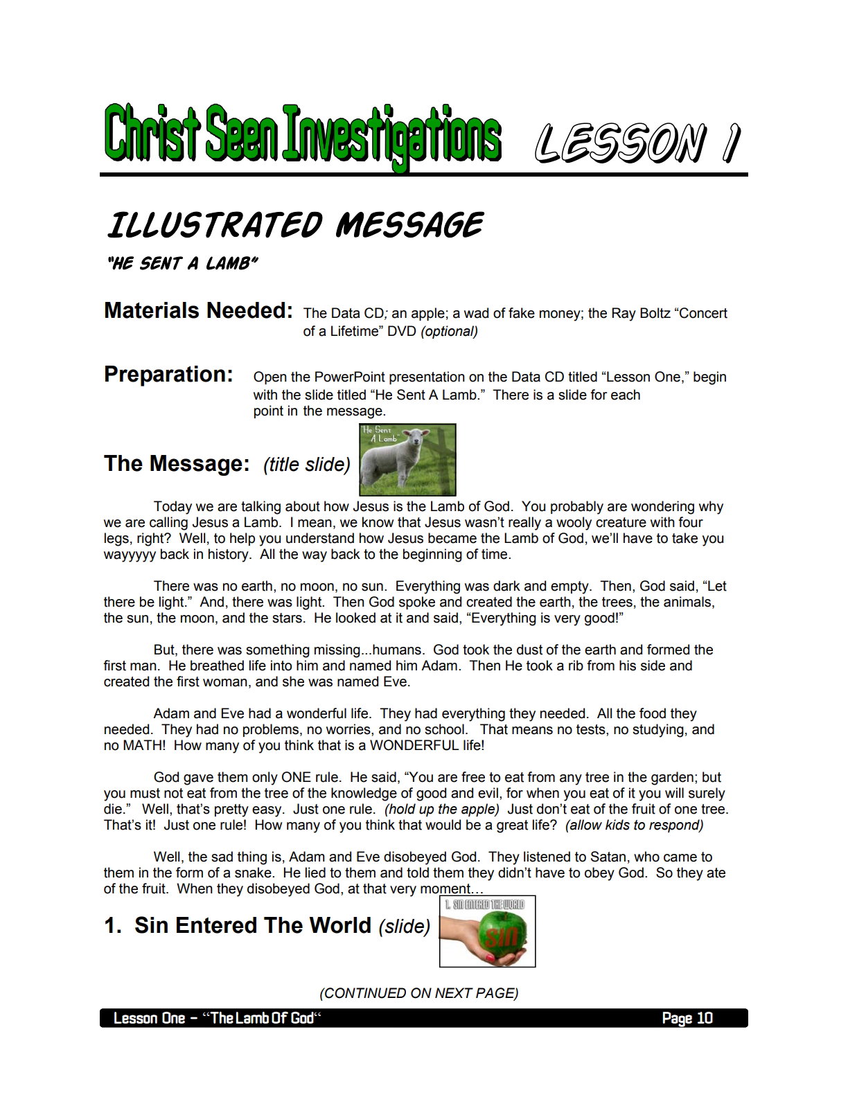 CSI: Christ Seen Investigations – 4 Weeks of Primary School Lessons for Children's Church_6