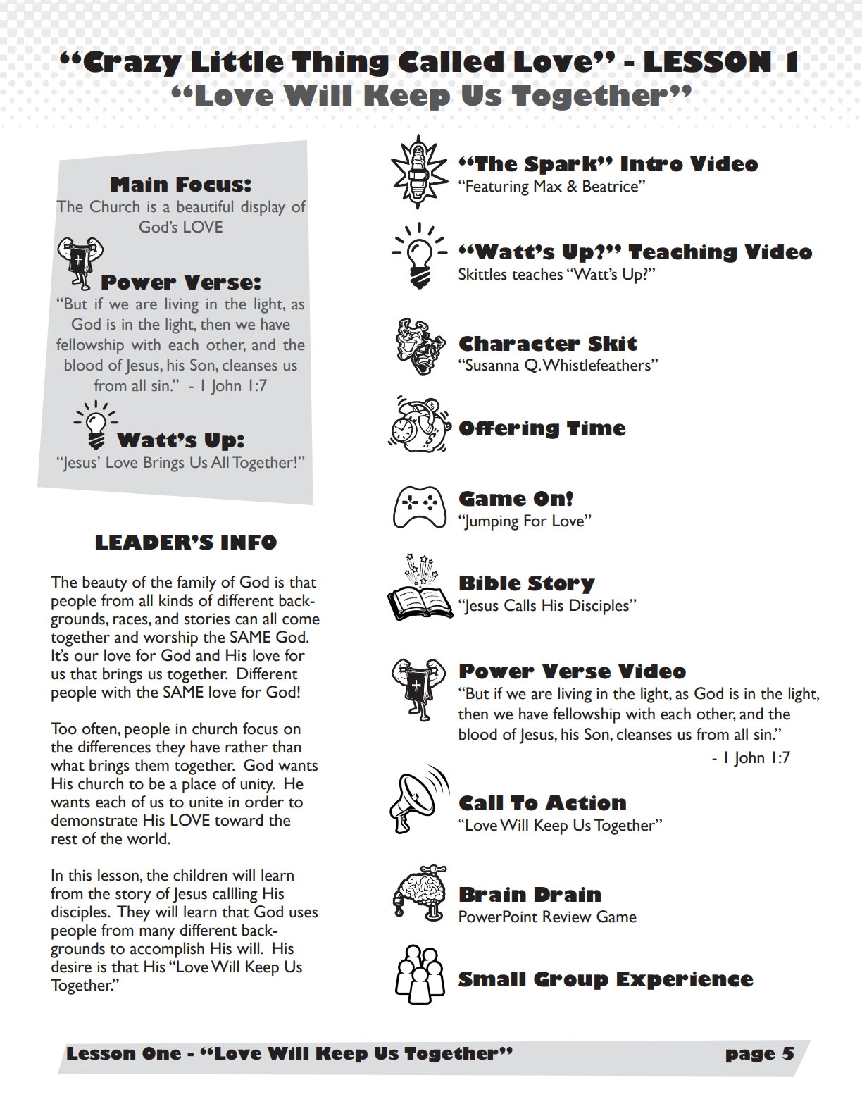 Crazy Little Thing Called Love – 6 Weeks of Primary School Lessons for Children's Church_1