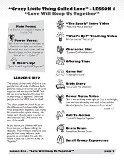 Crazy Little Thing Called Love – 6 Weeks of Primary School Lessons for Children's Church