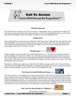 Crazy Little Thing Called Love – 6 Weeks of Primary School Lessons for Children's Church