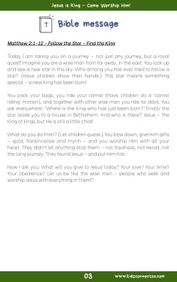 Discover Jesus in Matthew –  4 Weeks of Primary School Lessons for Children's Church