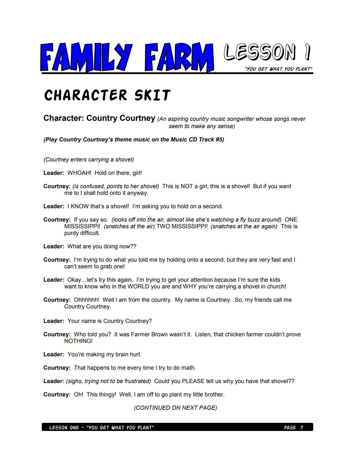Family Farm – 5 Weeks of Primary School Lessons for Children's Church_3