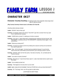 Family Farm – 5 Weeks of Primary School Lessons for Children's Church