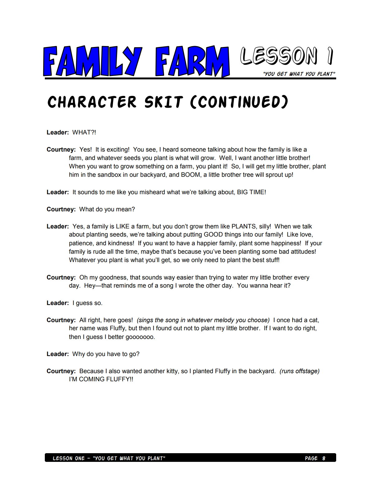 Family Farm – 5 Weeks of Primary School Lessons for Children's Church_4