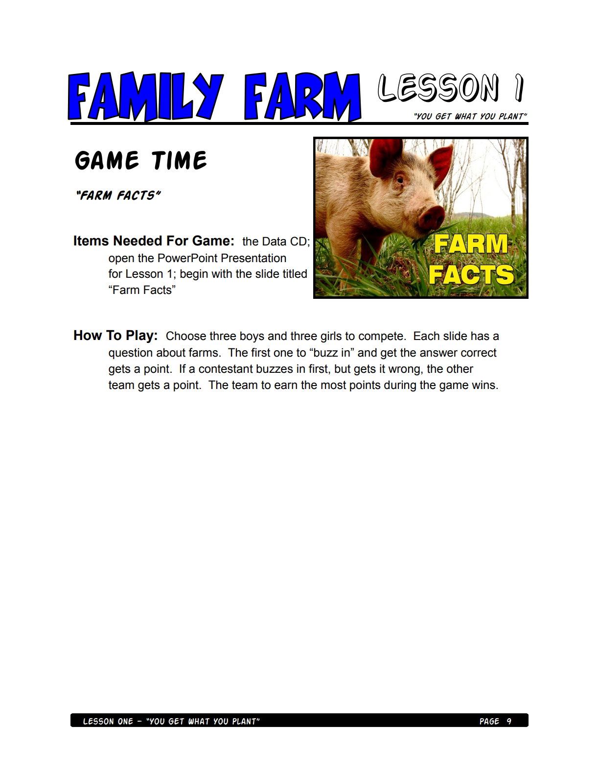 Family Farm – 5 Weeks of Primary School Lessons for Children's Church_5