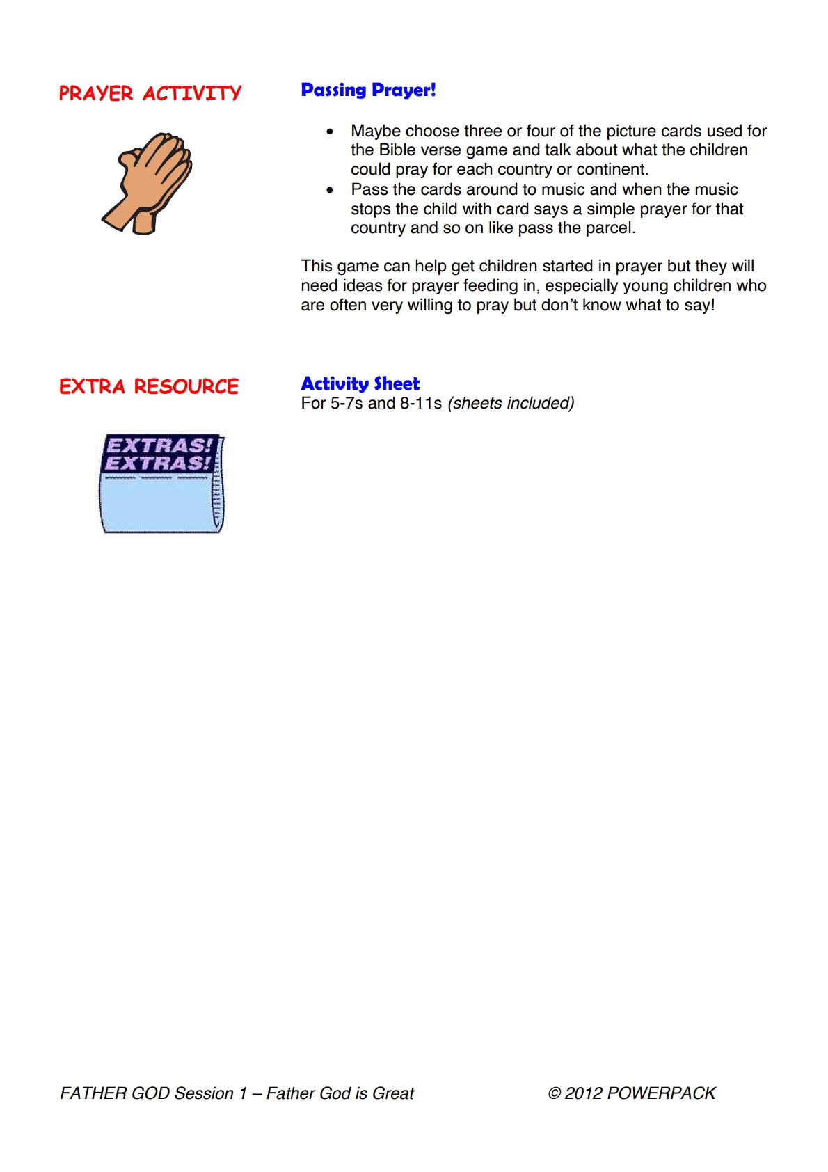 Father God – 6 Weeks of Primary School Lessons for Children's Church_5