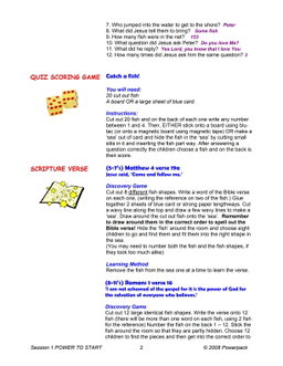 Filled With Power – 7 Weeks of Primary School Lessons for Children's Church