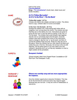 Filled With Power – 7 Weeks of Primary School Lessons for Children's Church