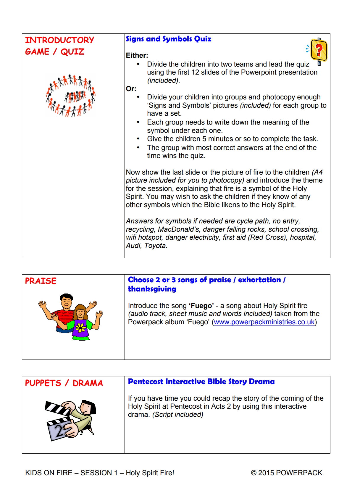 Fire Carriers – 7 Weeks of Primary School Lessons for Children's Church_2
