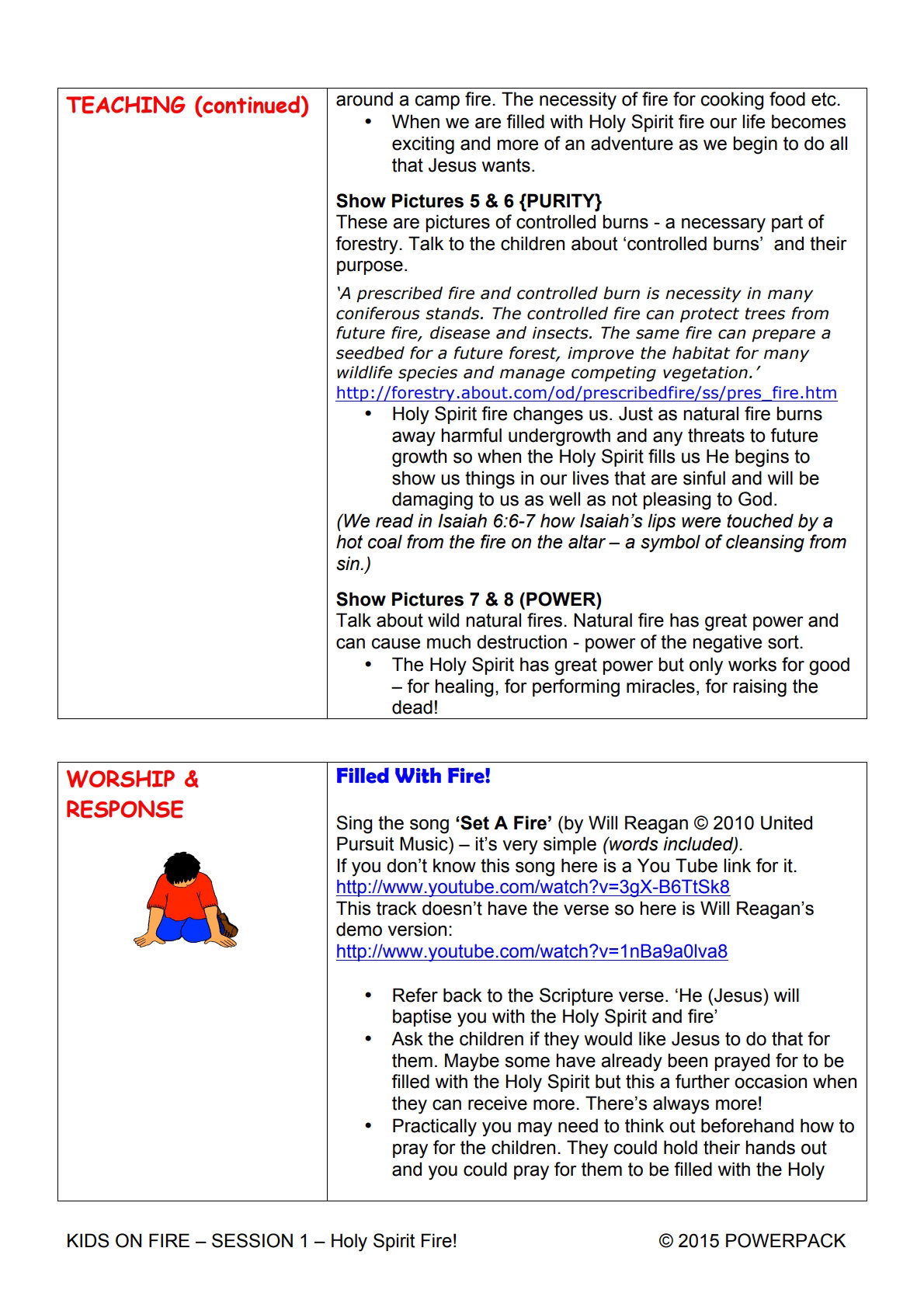 Fire Carriers – 7 Weeks of Primary School Lessons for Children's Church_4