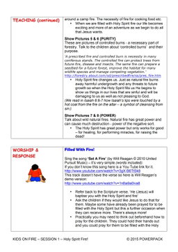 Fire Carriers – 7 Weeks of Primary School Lessons for Children's Church