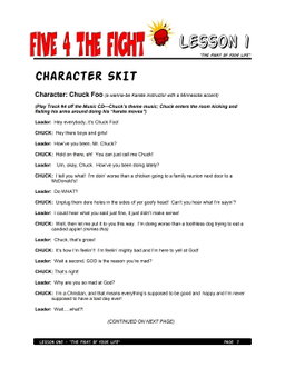 Five 4 the Fight – 5 Weeks of Primary School Lessons for Children's Church