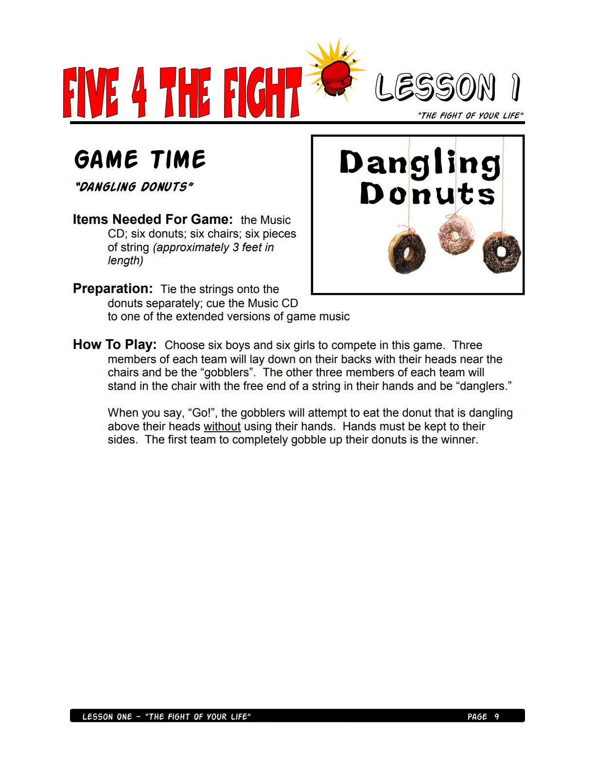 Five 4 the Fight – 5 Weeks of Primary School Lessons for Children's Church_6