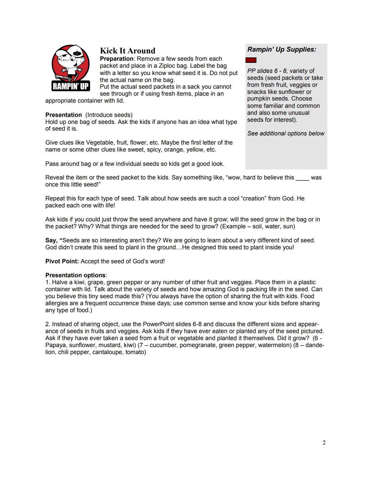Fruit of the Spirit 1 – 5 Weeks of Primary School Lessons for Children's Church_2
