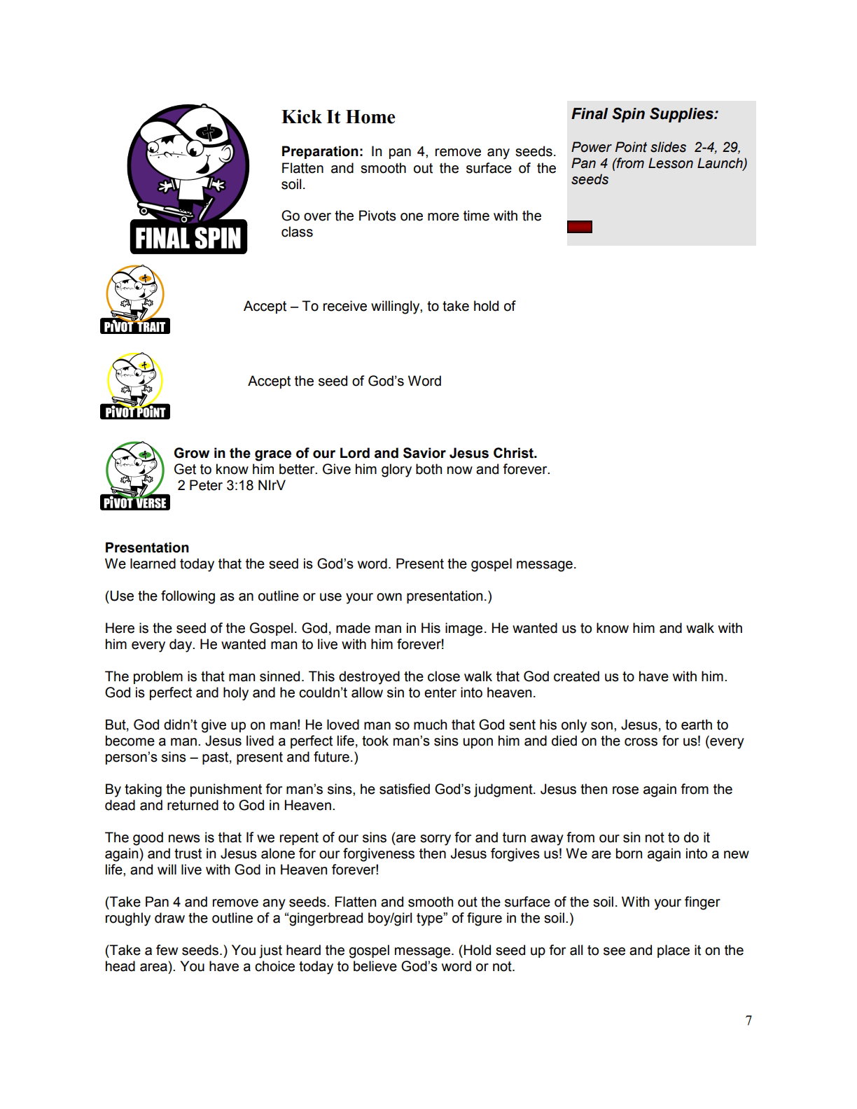 Fruit of the Spirit 1 – 5 Weeks of Primary School Lessons for Children's Church_7