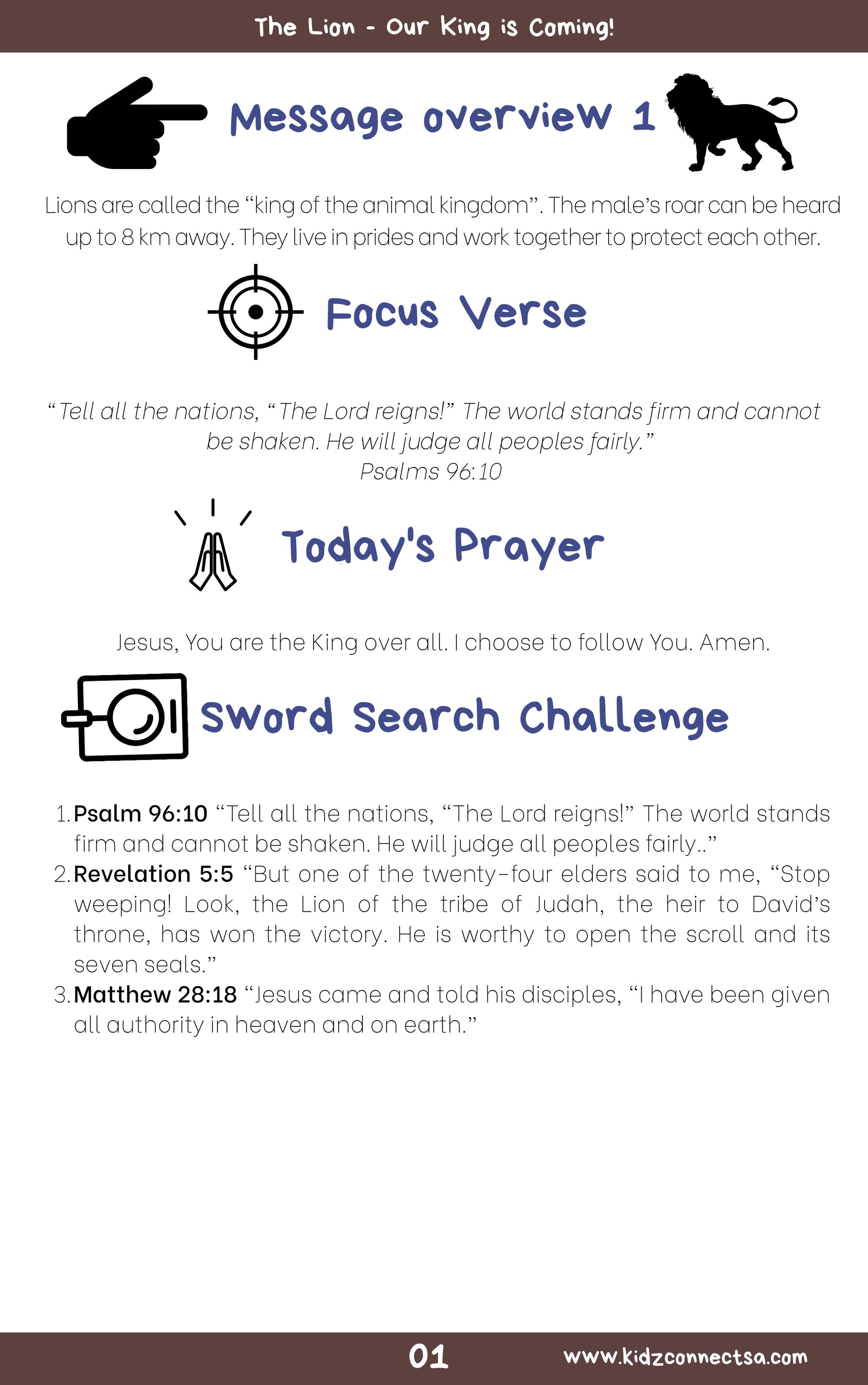God’s Creation: The Big 5 Adventure - 5 Weeks of Primary School Lessons for Children's Church_2