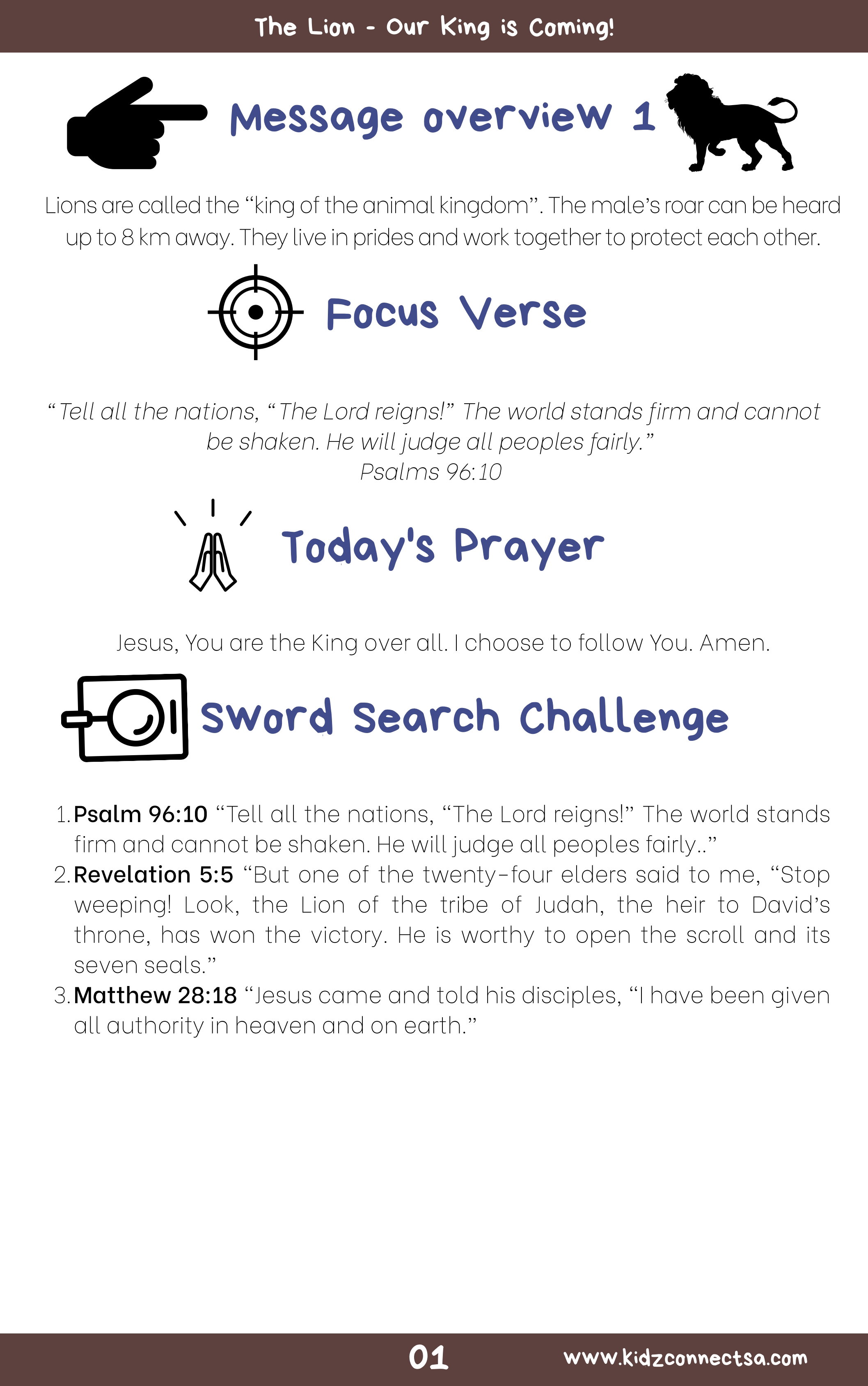 God’s Creation: The Big 5 Adventure - 5 Weeks of Primary School Lessons for Children's Church_2