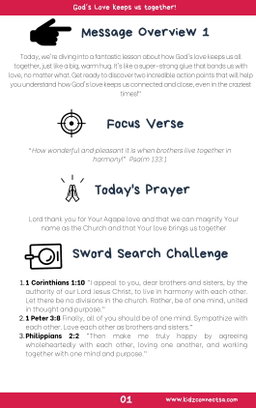 God’s Love is Victorious – 4 Weeks of Primary School Lessons for Children's Church