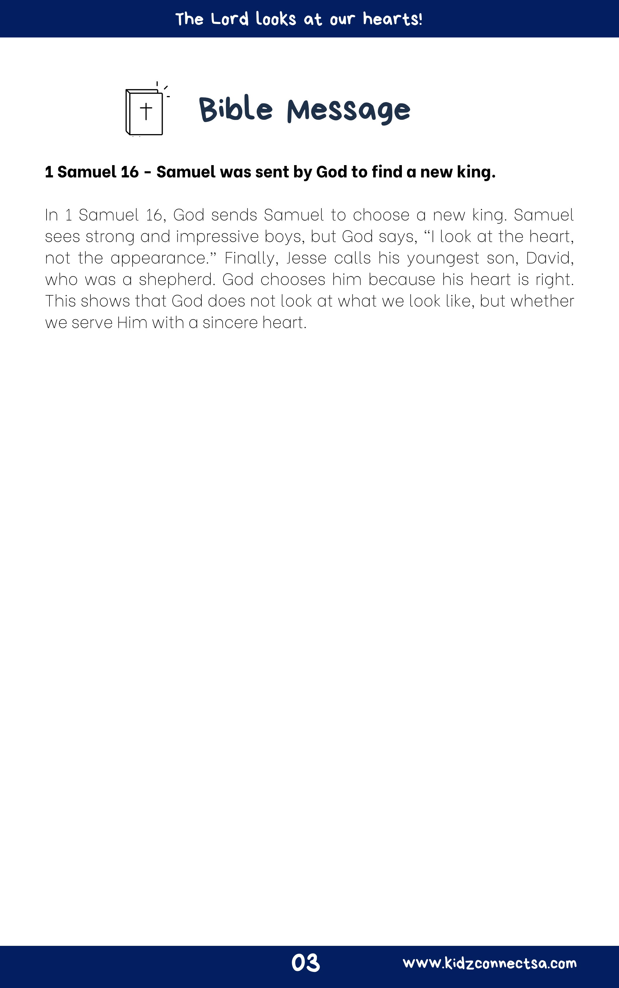 Impact and Influence – 4 Weeks of Primary School Lessons for Children's Church_4